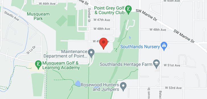 map of 3545 W 50TH AVENUE